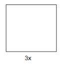 The area of the square at right is 36. what is the value of x
a) 6
b) 2
C) 9
d) 4