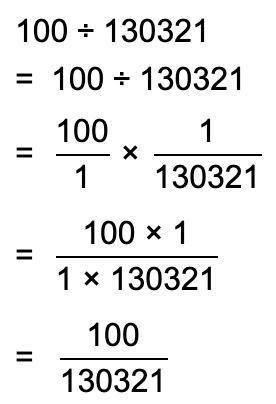 What is 10^{2} /19^{4}