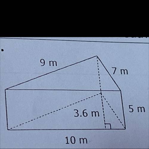 How can I find the volume of this prism? Helpp