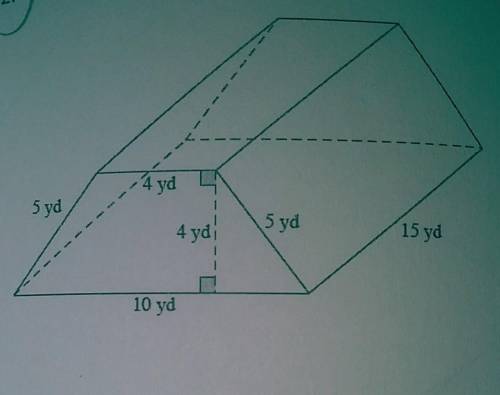 Please help, will maek brainliest!

determine the surface area of the right prism. Please explain,