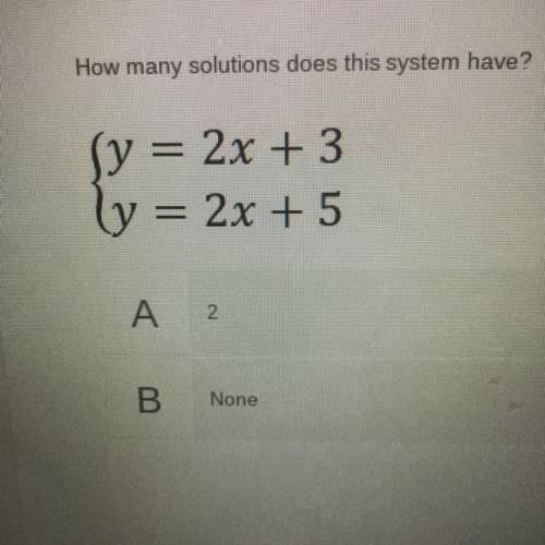 How many solutions does this system have