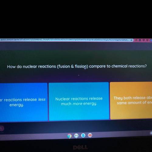 How do nuclear reactions (fusion & fission) compare to chemical reactions?