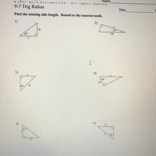Need help with trig ratios, anyone please