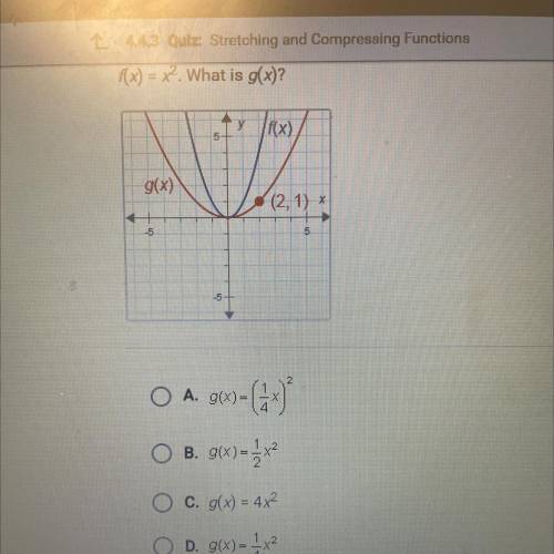 F(x)=x^2. what is g(x)