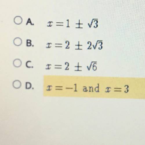 What are the solutions of this quadratic equation?
6x^2+6=12x+18