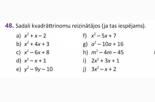 Hey please help me with math

(who doesn't know Latvian here is translation on what's asked: Divis