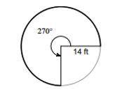 HELP DUE IN 30 MINS!

Find the arc length of the darkened arc in the circle below.
Round your answ