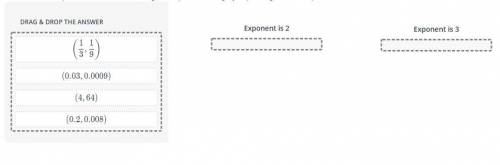 There are some fraction, decimal and whole number pairs given under the drop values. The second num