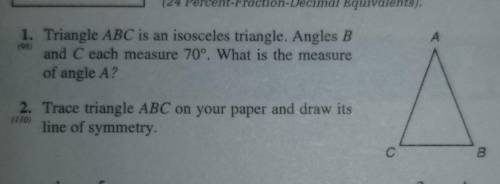 Can someone help me with question 1 and 2 please​