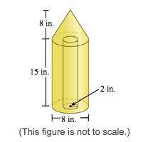 I really need some help here!

Find the volume of the solid where the cone and half sphere are hol