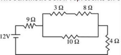 HELP ASAP

Compare the current in the 8-ohm resistors to the current in the 4-ohm resistors