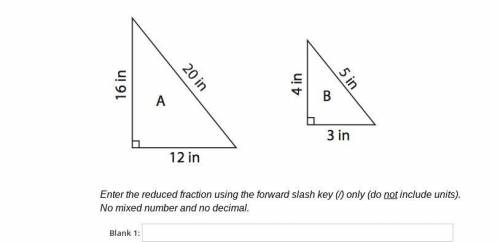 What is the similarity ratio of Figure A to Figure B?