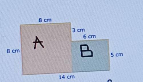 What is the area of square B? ​