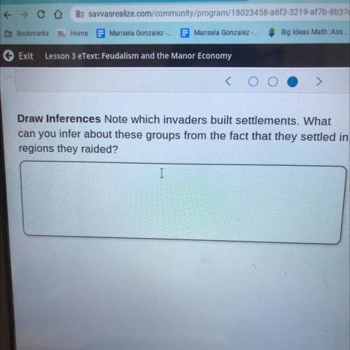 Draw Inferences Note which invaders built settlements. What

can you infer about these groups from