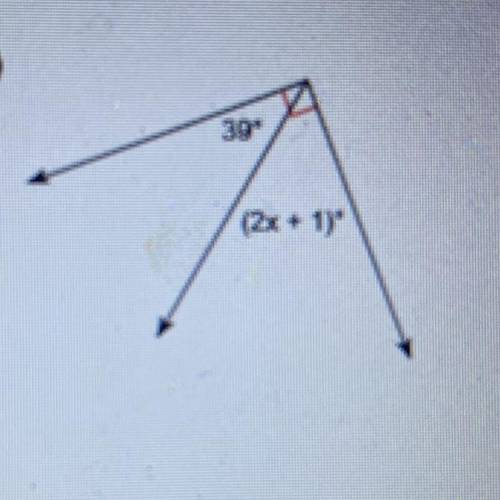 Can you help me find the value of x plsss