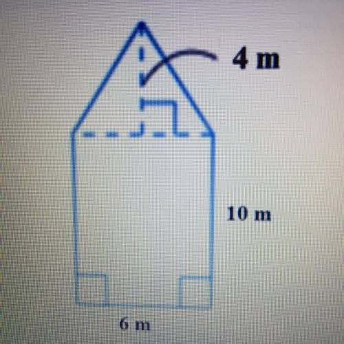 What is the area of the triangle?

A.) 12 squares meters
B.) 20 square meters
C.) 24 square meters