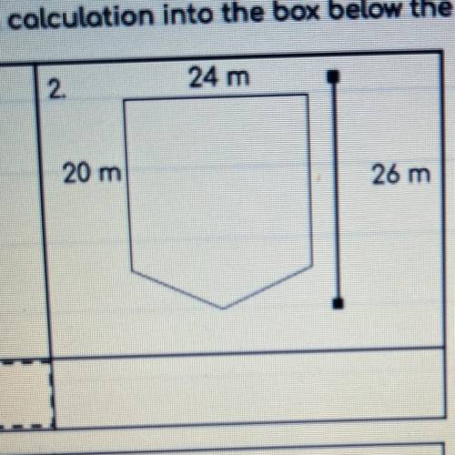 What’s the area for question 2