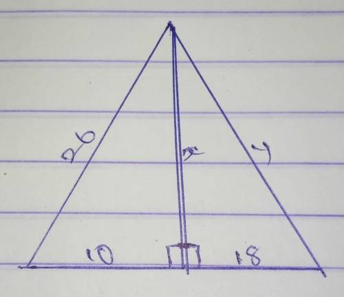 Find the values for X and Y in each part of the diagram below ​