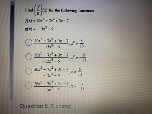 Algebra 2 help please!!