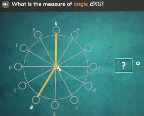 » What is the measure of angle BXG?