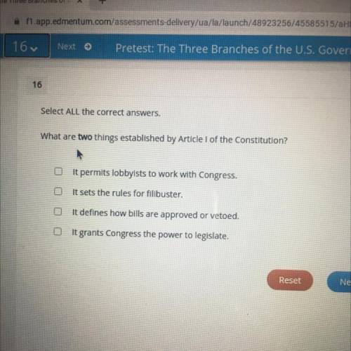 What are the two things established by article 1 of the constitution?