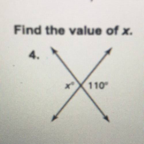 Find the value of X????