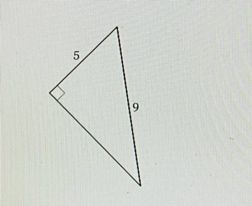 Find the length of the third side. If necessary, round to the nearest
tenth.