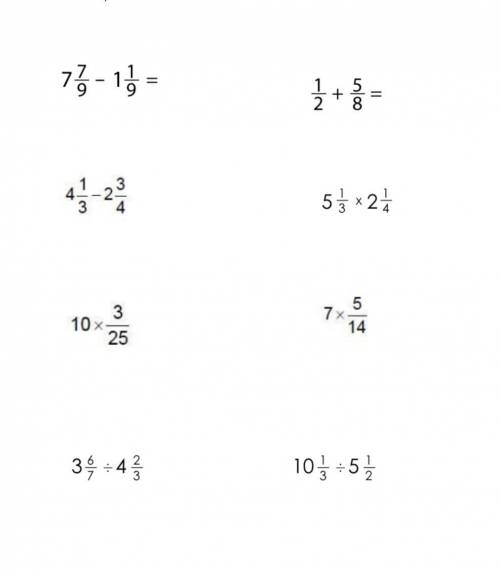 Please solve this its only adding and subtracting fractions also multiplying.