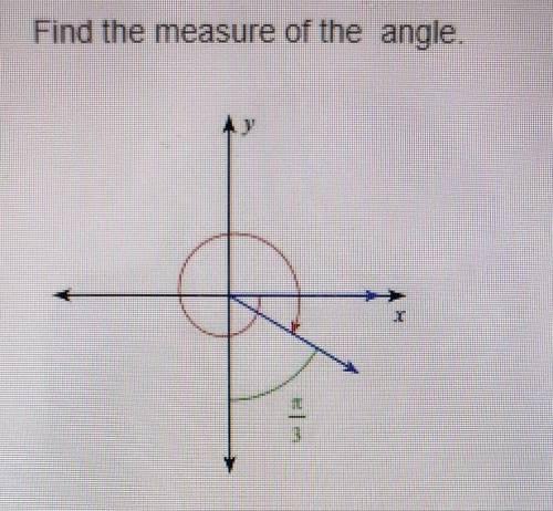 Find the measure of the angle .help ​