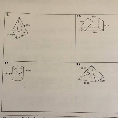 Find the surface area of each figure. no links pls.