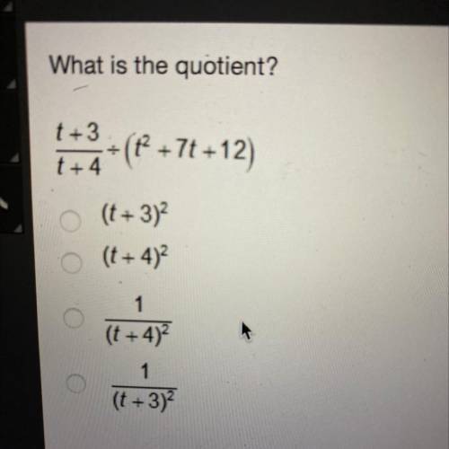 What is the quotient?