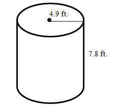 Find the surface area of the cylinder to the nearest tenth of a square unit. Use 3.14 for π.