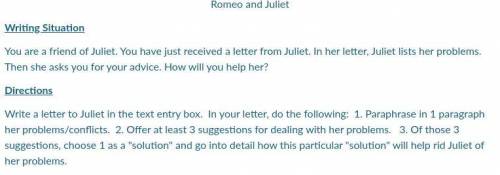 Please plz help me on Romeo and Juliet and nooo links