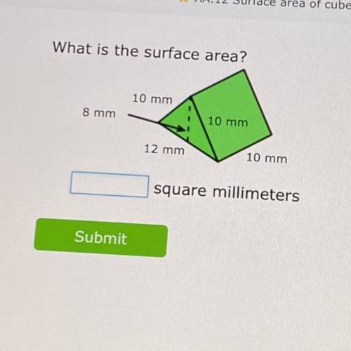 What is the surface area? please show me the steps so i can understand this :(