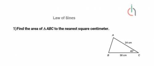 This qustion in law of sines any body can help i don't under stand