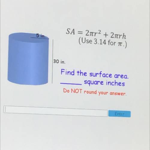 Please help. What is the surface area ? Urgent !
