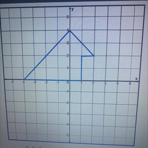 Find the area of the following shape. You must show all work to receive credit
