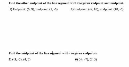 Find Endpoint with given endpoint and midpoint