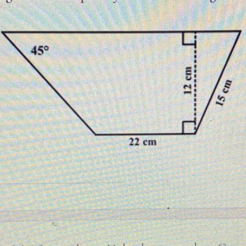 Find the area and perimeter of the figure below