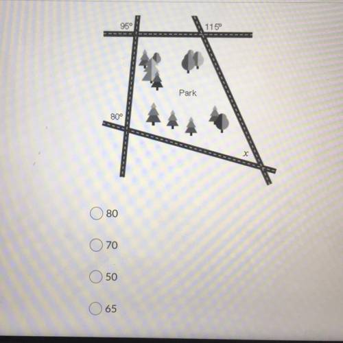 May someone please help me with this :) I have to find the value of x