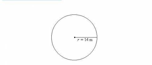What is the AREA of the circle?