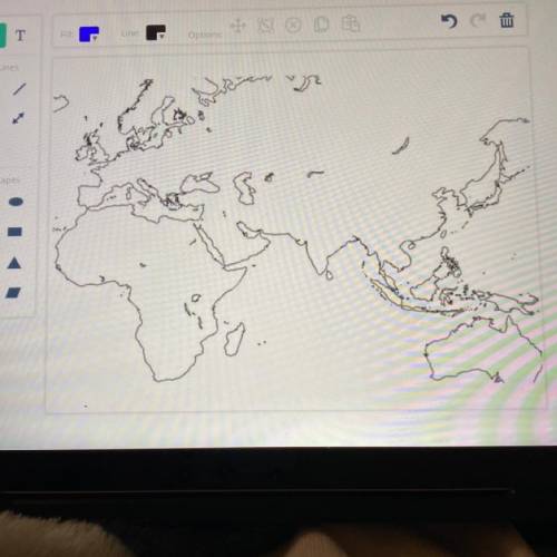 In this part of the activity, you will plot elements in the drawing field to create your map of the