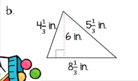What is the area and perimeter of the triangle?
