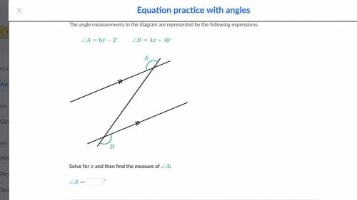 Help solve for angle A