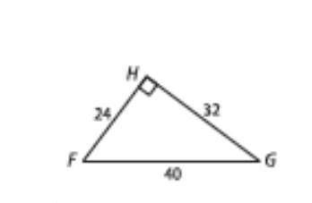 Find the values of the six trigonometric functions for angle G.