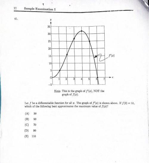 See attached photo, please show work too, thanks. calc ab