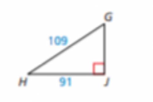 Solve the right triangle. round answer to the tenth.