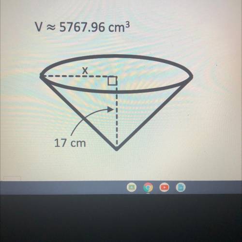 Find the missing dimension of each figure, given the volume. Round to the nearest whole number if n
