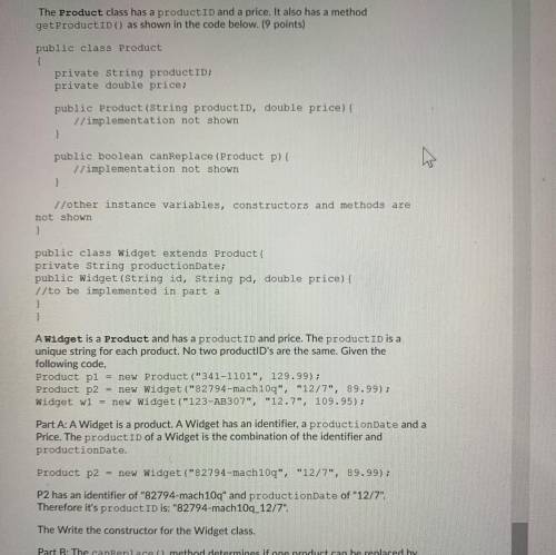 Please help I have no idea how to write the java code