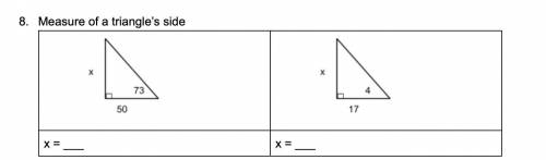 Help with the Measure of a triangle’s side